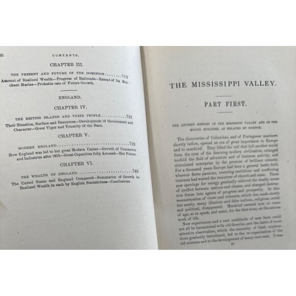 C B Walker The Mississippi Valley Prehistoric Events 1880 R T Root HC Antique - Picture 15 of 15